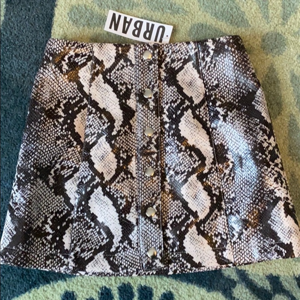 Urban Outfitters snake skin skirt